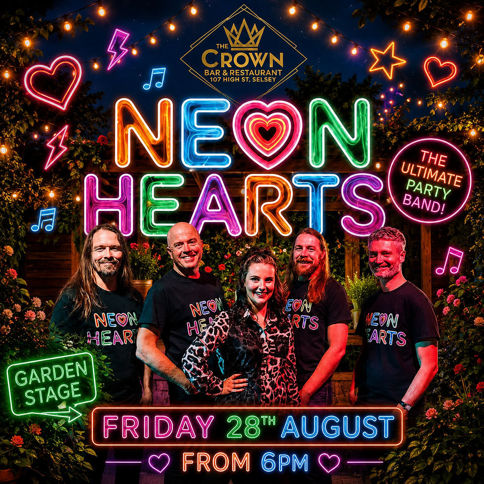 Live Music - Neon Hearts Party Band