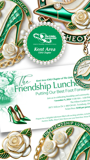 The Friendship Luncheon November 9th