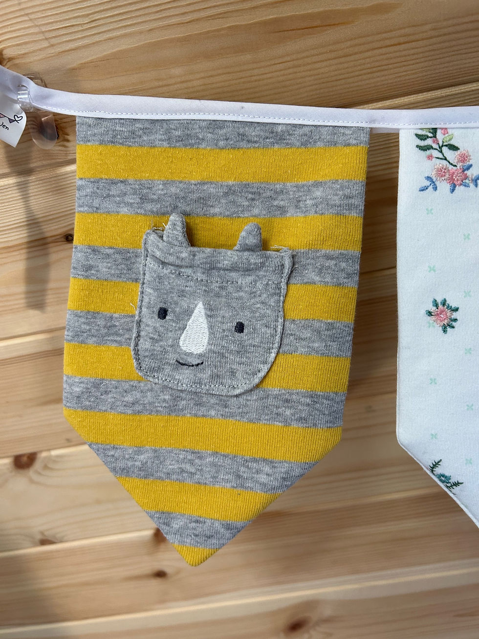 Thumbnail: Baby Clothes Bunting, child room decoration, room decor, gift for child, gift fo