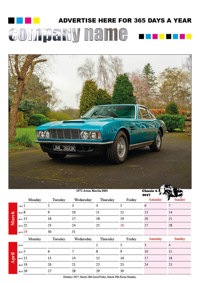 A3-6PP-012-CLASSIC CARS 20272