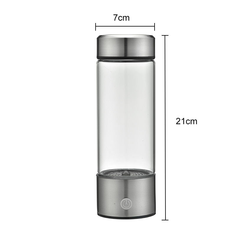 1pc 450ml Portable Hydrogen Water Generator 3 Minutes Mode High Concentration Hy