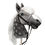 Thumbnail: Dapple gray hobby horse on a stick - Hobbyhorse blue eye white mane
