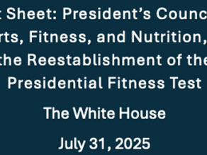 Restoring Health & Fitness for America's Youth starts in Schools