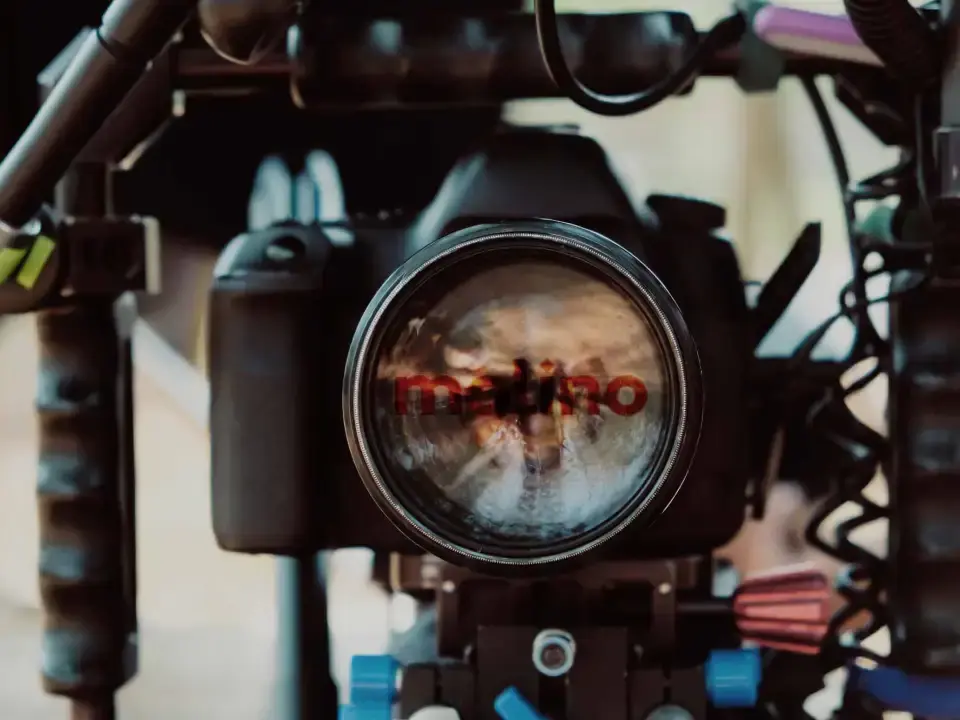 Kamera bei einer Foto- und Videoproduktion
