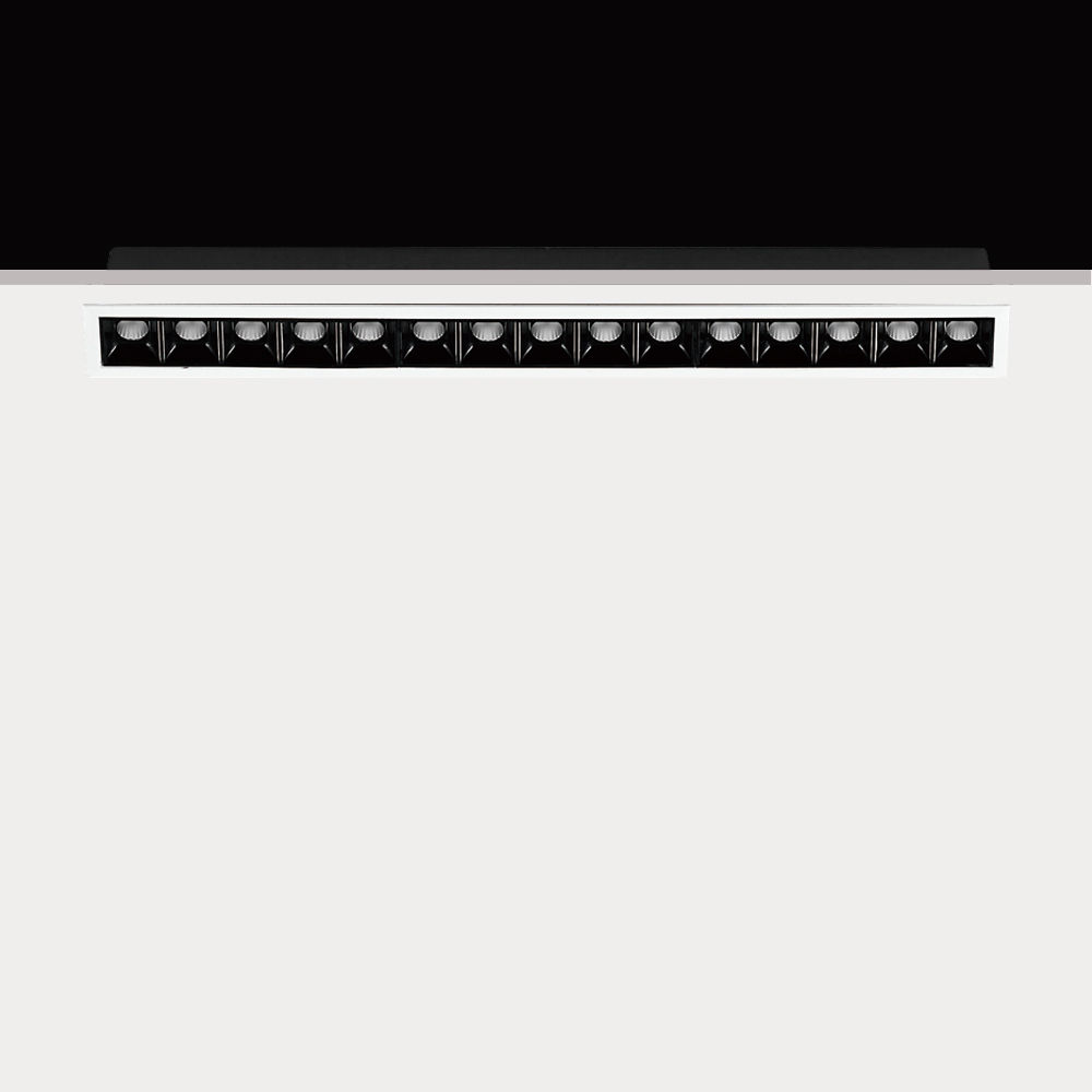 블레이드 15구 매입 : 타공 405x37 , 30W [LED]