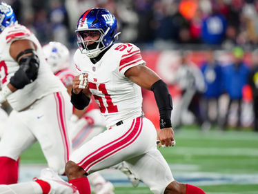 New York Giants Abdul Carter benched again versus the New England Patriots