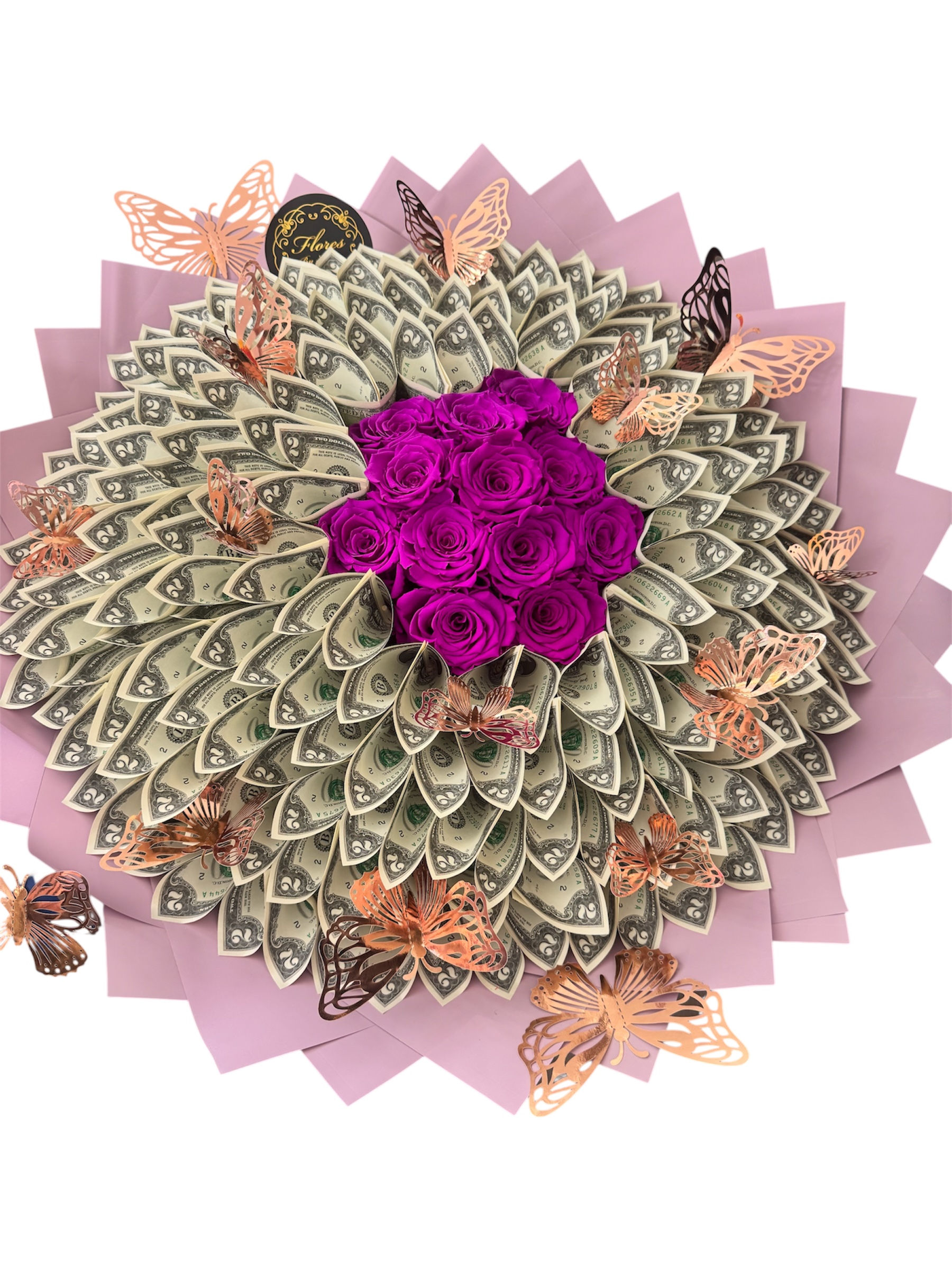 Ramo Buchón Purple circle center