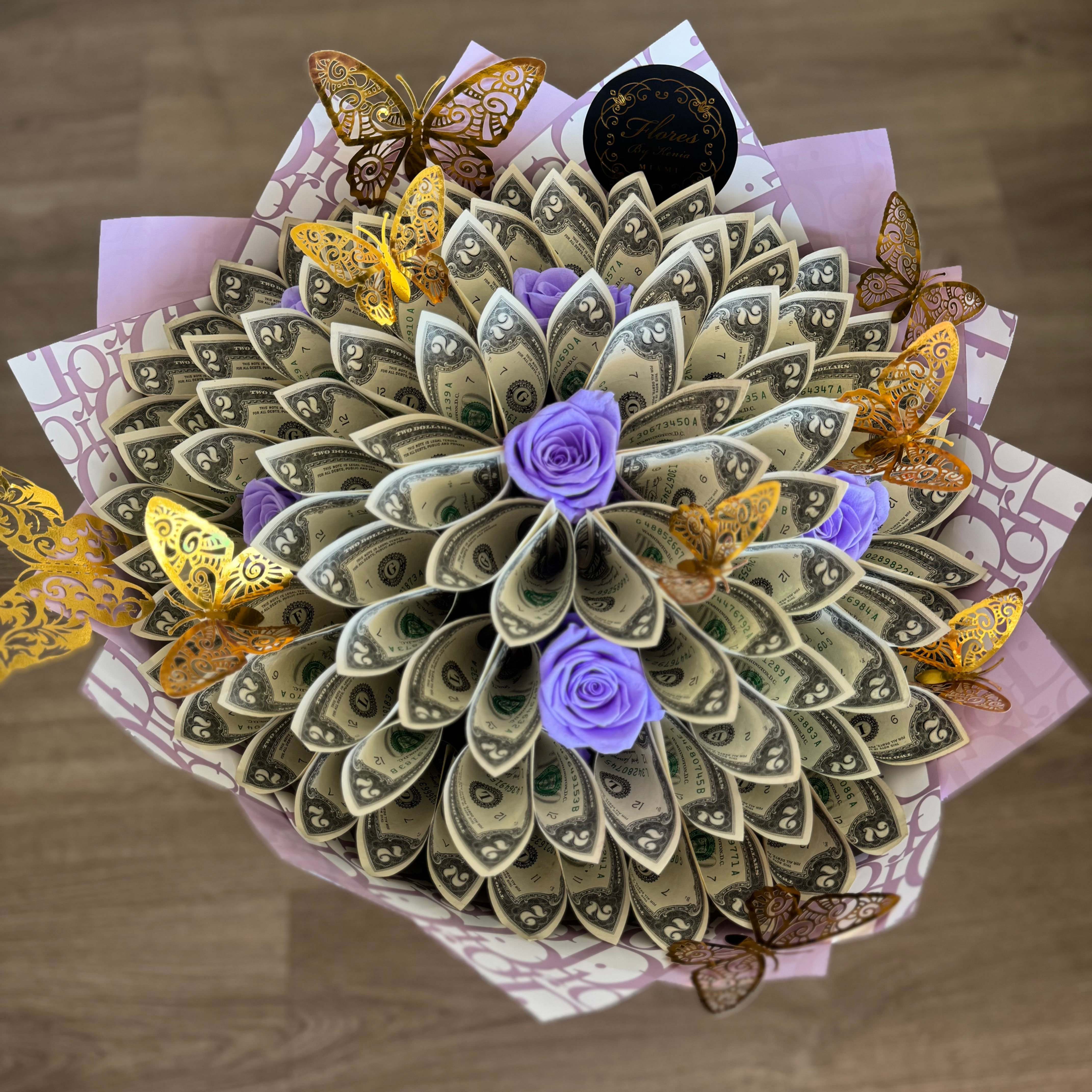 Lilac Medium Ramo Buchón