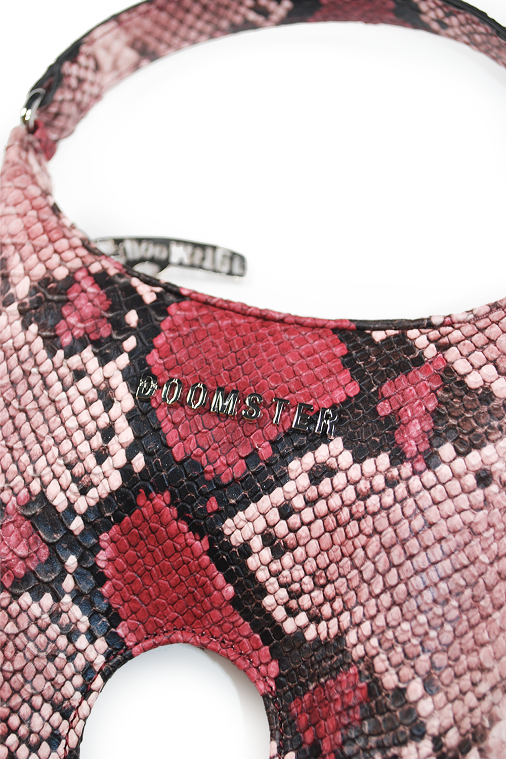 Doomster Bag Pink Python  Small görsel 3