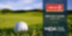 Image showing a golf ball on a golf course with a banner announcing Circle K's hosting of the MDA Golf Classic benefiting MDA