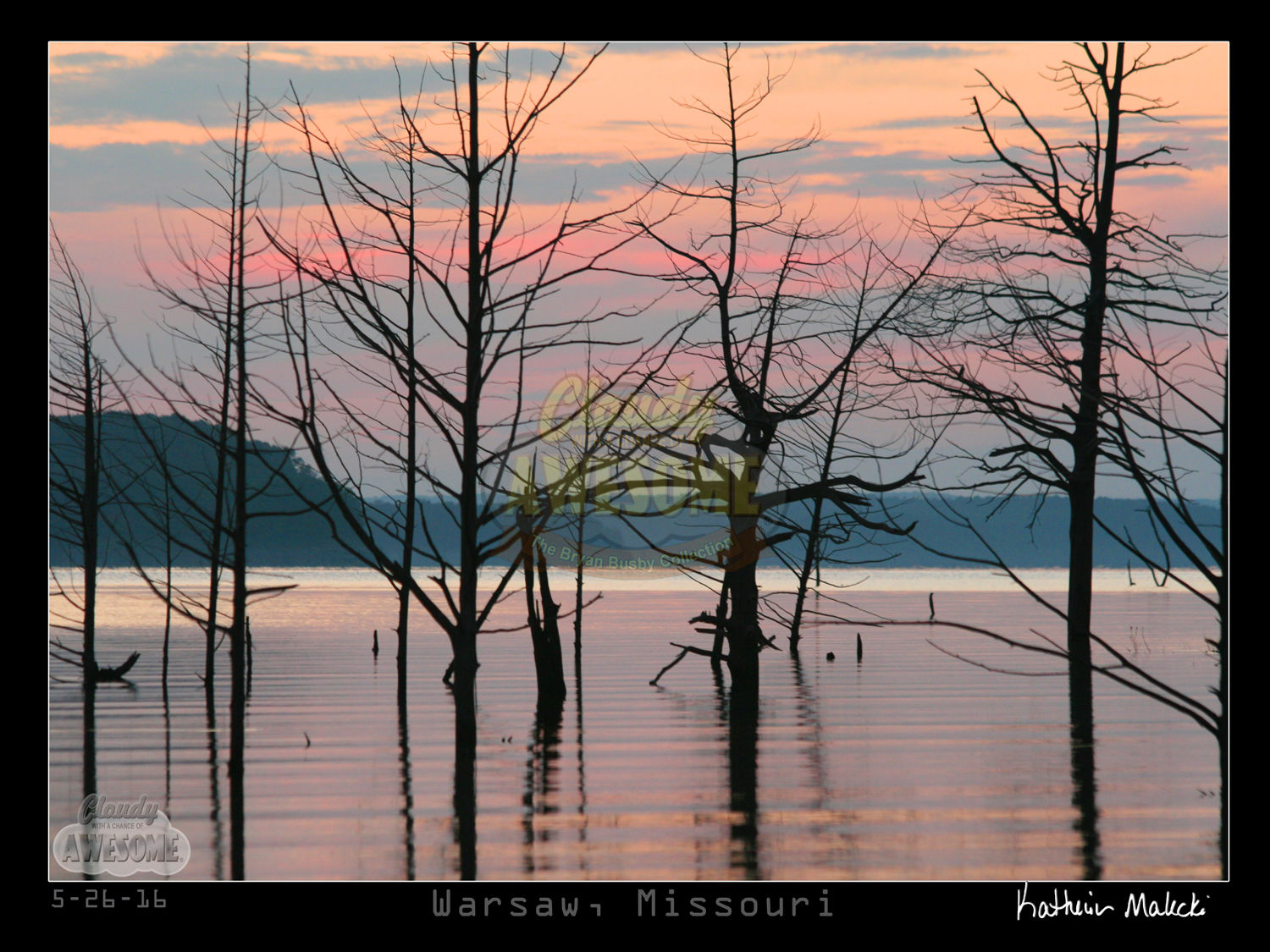 Sun Over Lake in Warsaw, MO