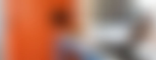 Azul e coral compõem a paleta deste apê de 90 m²