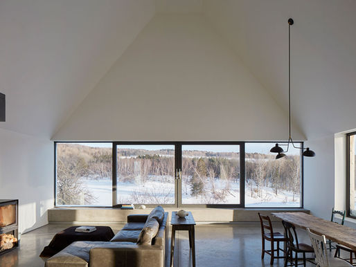 Casa construída no gelo garante vista deslumbrante