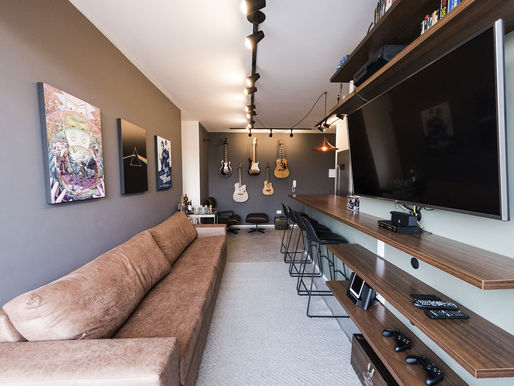 Projeto transforma apartamento de 45 m² com soluções criativas