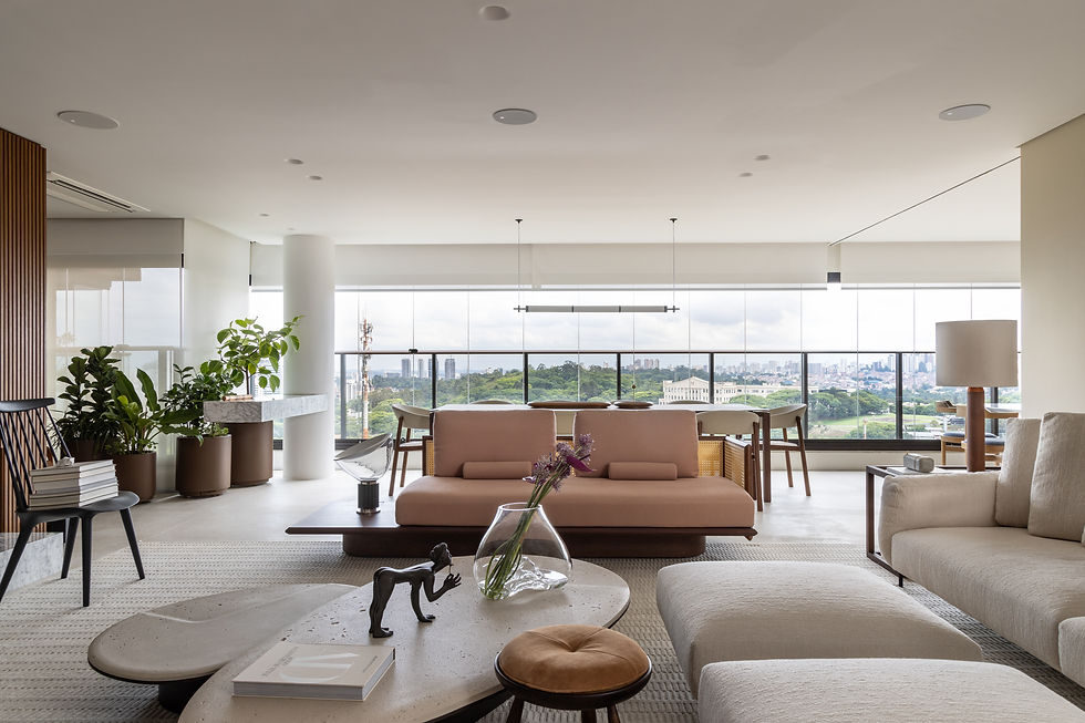 Apê de 230 m² exala design e conforto em todos os ambientes