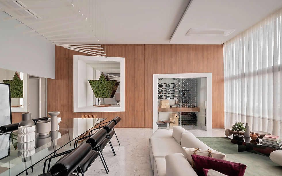 Duplex de 350 m² combina modernidade e aconchego para jovem família paulistana