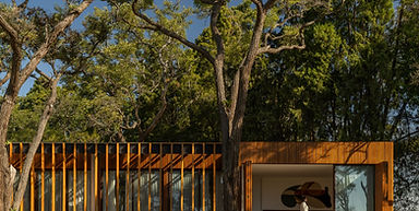 CASA CG SE INTEGRA À NATUREZA E ABRAÇA A ÁRVORE CENTRAL DO TERRENO