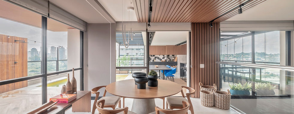 Duplex de 350 m² combina modernidade e aconchego para jovem família paulistana