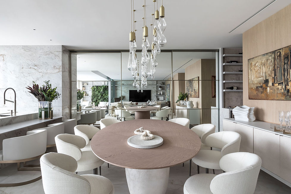 legância e afetividade marcam reforma de apartamento assinado pelo escritório Caroline Andrusko Arquitetos