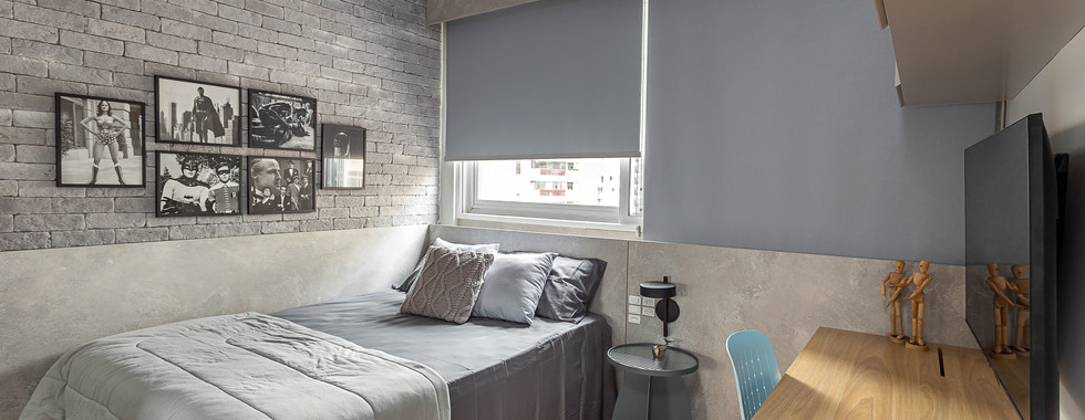 Apartamento de 100 m² ganha planta integrada e espaços de convivência