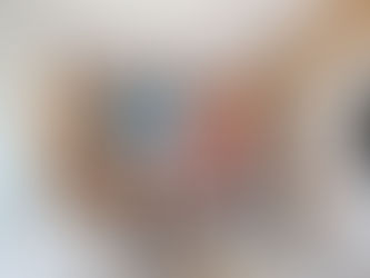 Azul e coral compõem a paleta deste apê de 90 m²