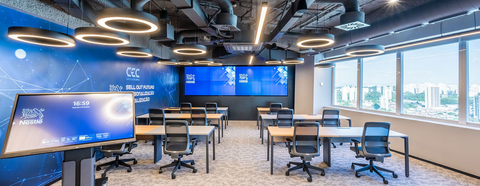 Zénite Arquitetura & Construção projeta novo auditório na sede da Nestlé em São Paulo