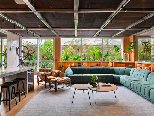 Escritório com atmosfera de casa