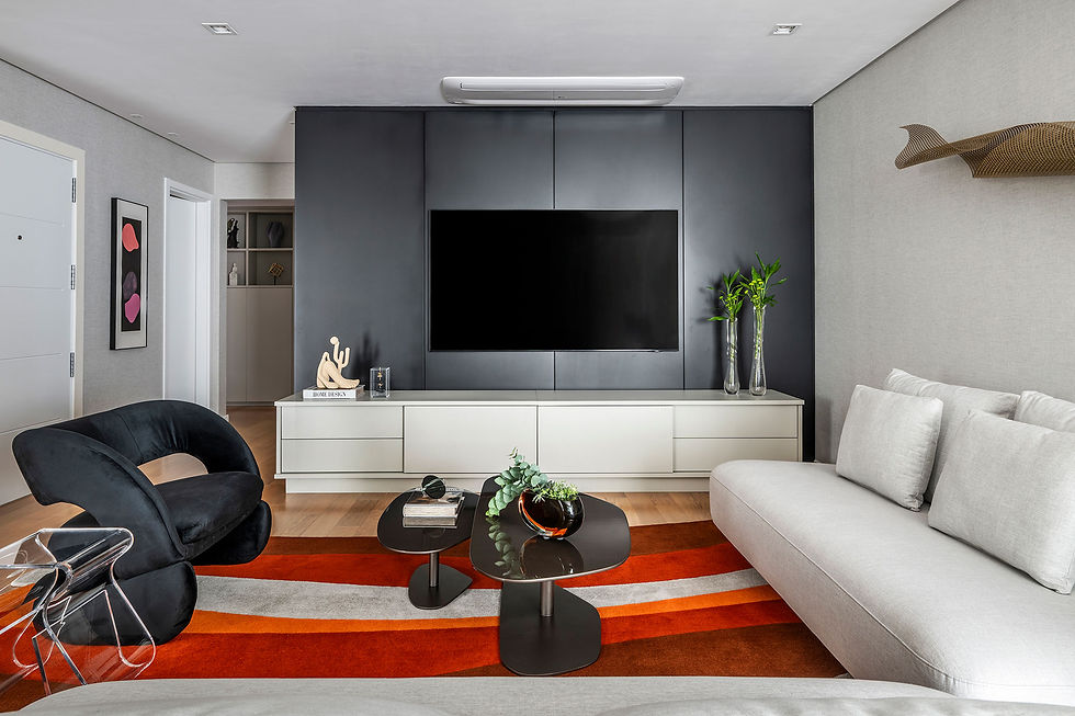 Reforma transforma apartamento de 235 m² em um espaço contemporâneo, sofisticado e atemporal