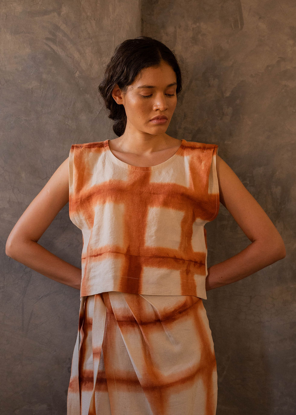 Miniatura: Blusa Huipil a Cuadros