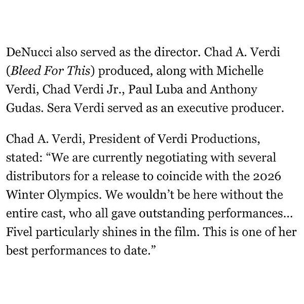 Article from Deadline The Roaring Game