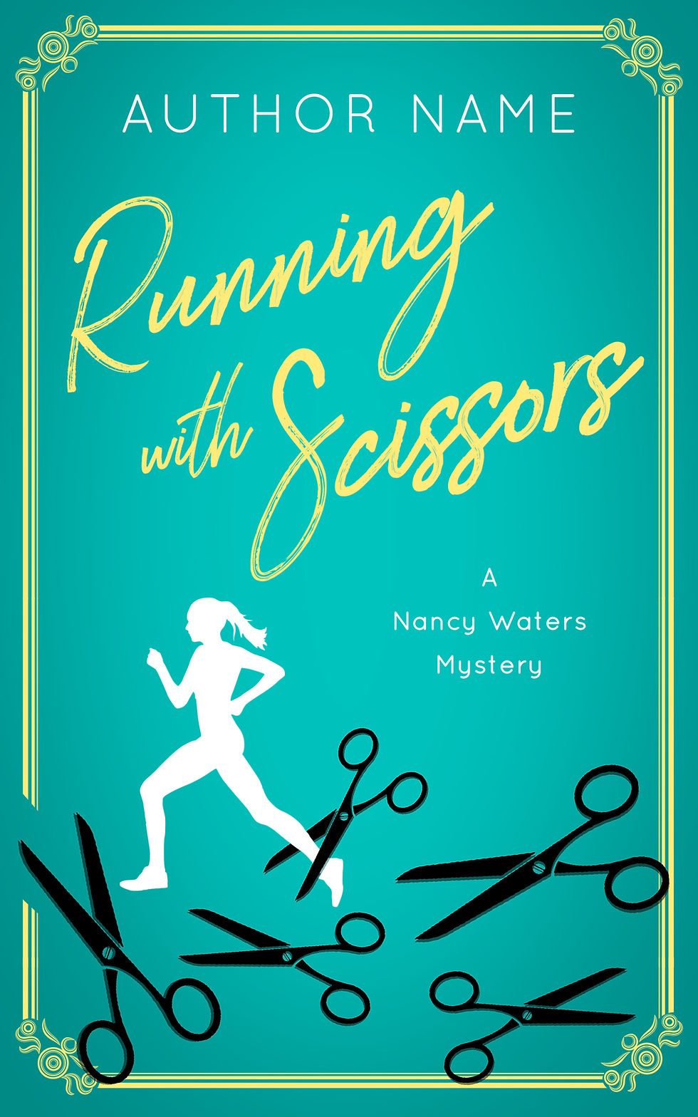 Running with Scissors—Cover for Mystery/Thriller