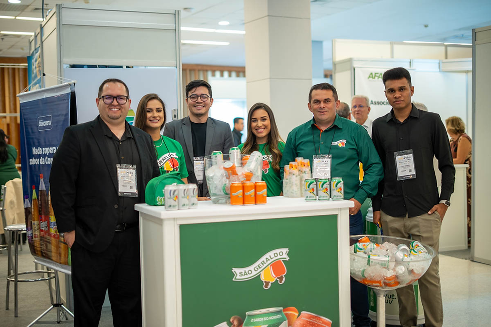 São Geraldo apresenta produtos na feira Soft Drinks Tech, em São Paulo