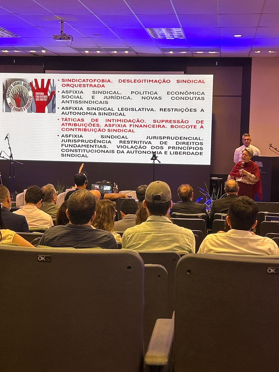 Desembargadora federal do trabalho alerta para “asfixia sindical” durante Encontro Médico Ibero-Americano