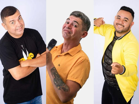 Humoristas cearenses: Bruno Paz, Oliveirinha e Skema são destaques na programação da semana do Natal Comedy