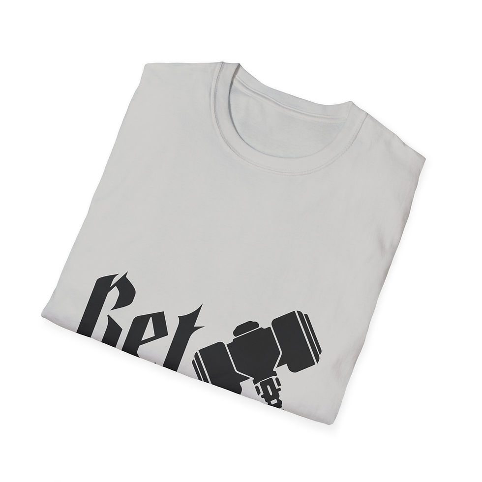Thumbnail: Get Hammered (Black) - Unisex Softstyle T-Shirt