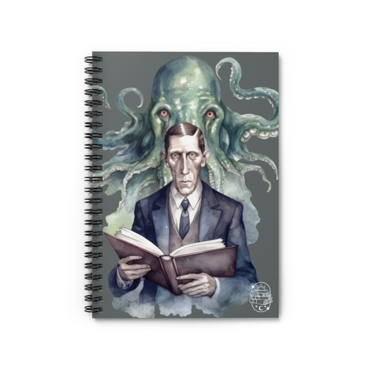 Lovecraft Reading Club Spiral Notebook - Ruled Line