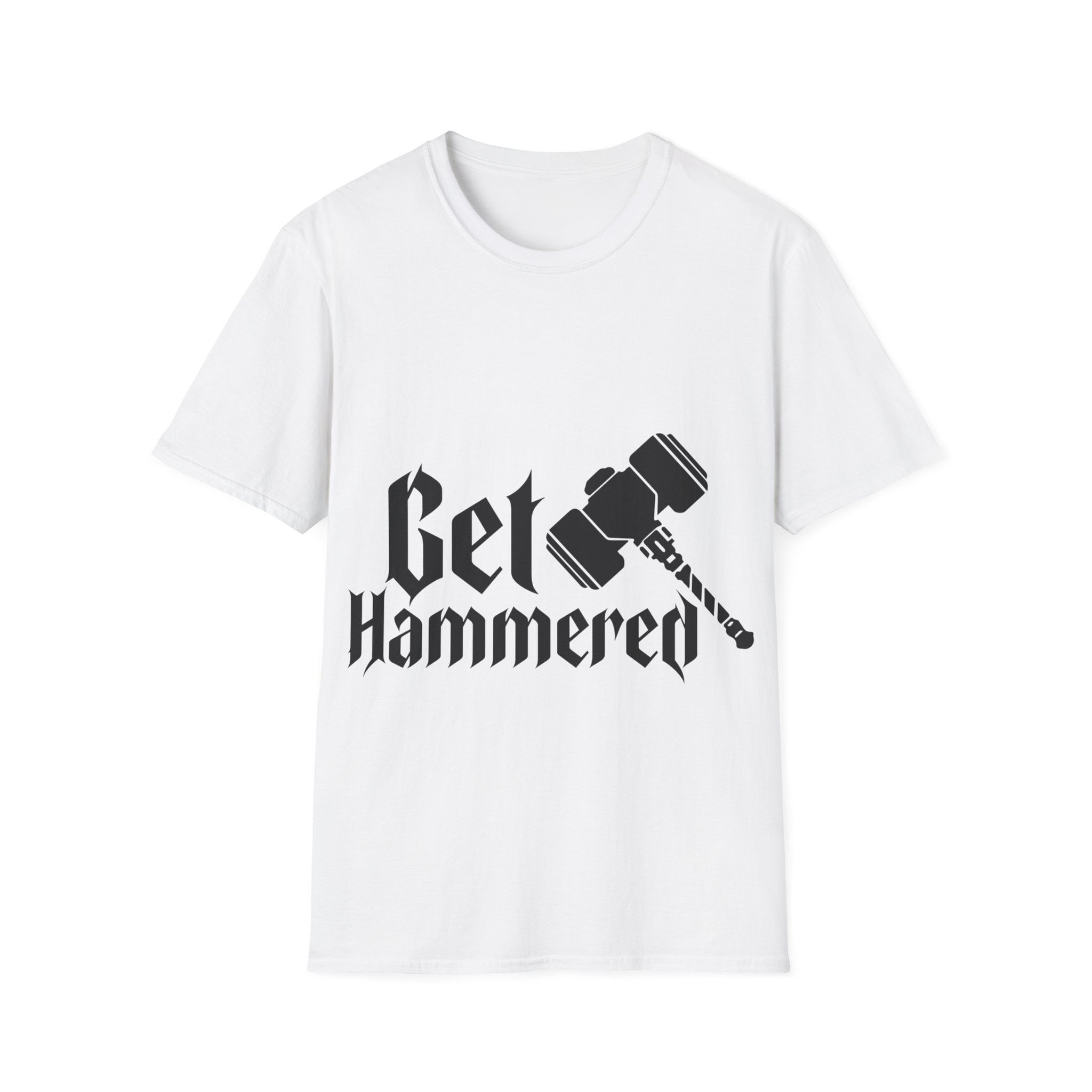 Get Hammered (Black) - Unisex Softstyle T-Shirt