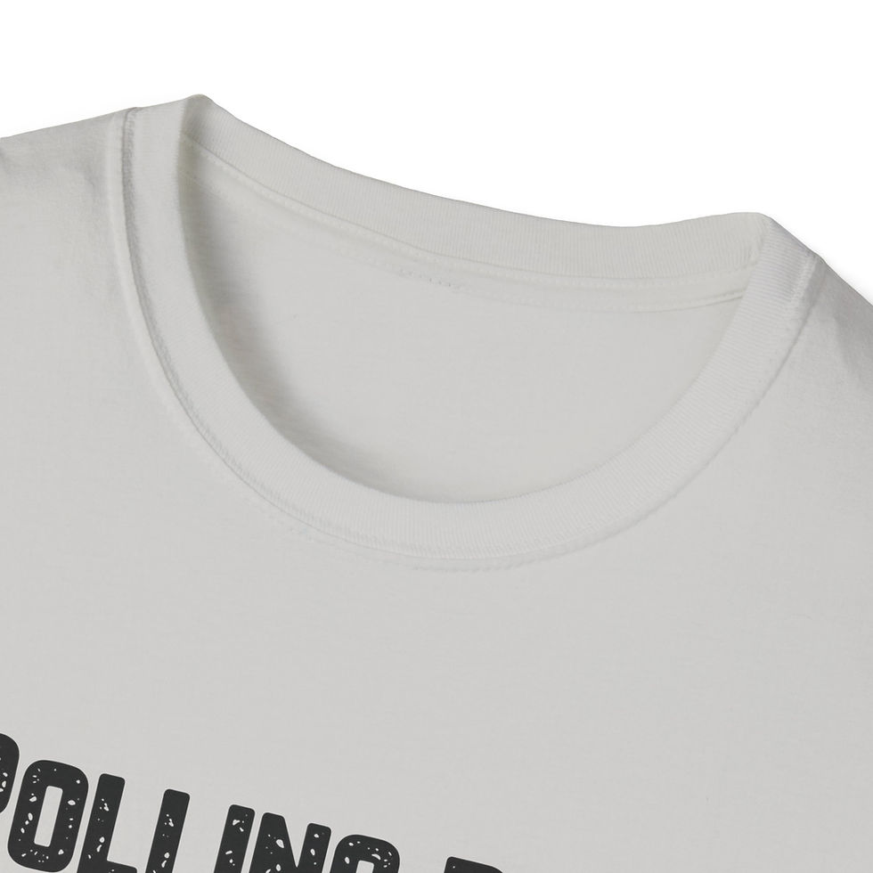 Thumbnail: Rolling Dice and Taking Names (black lettering) - Unisex Softstyle T-Shirt