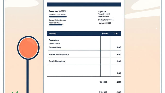 resources - invoice - sample