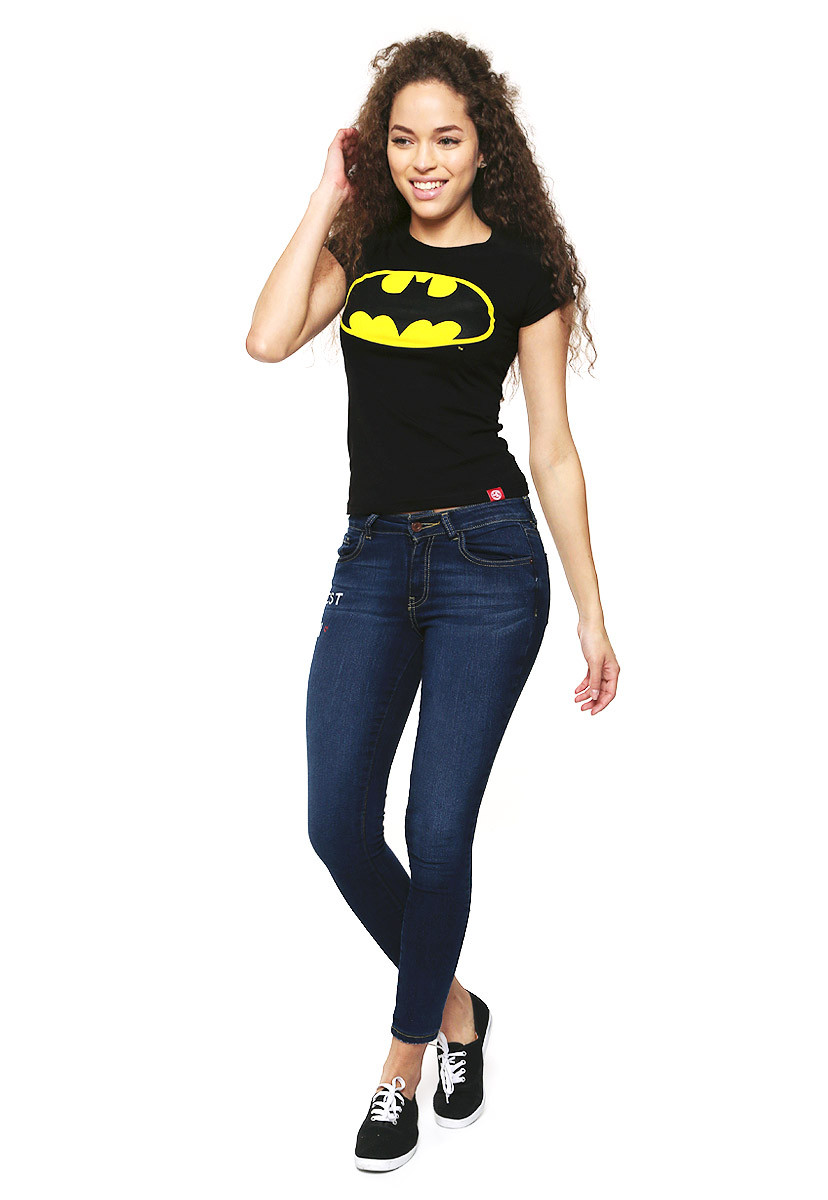 Miniatura: Playera Toxic Batman logo Mujer