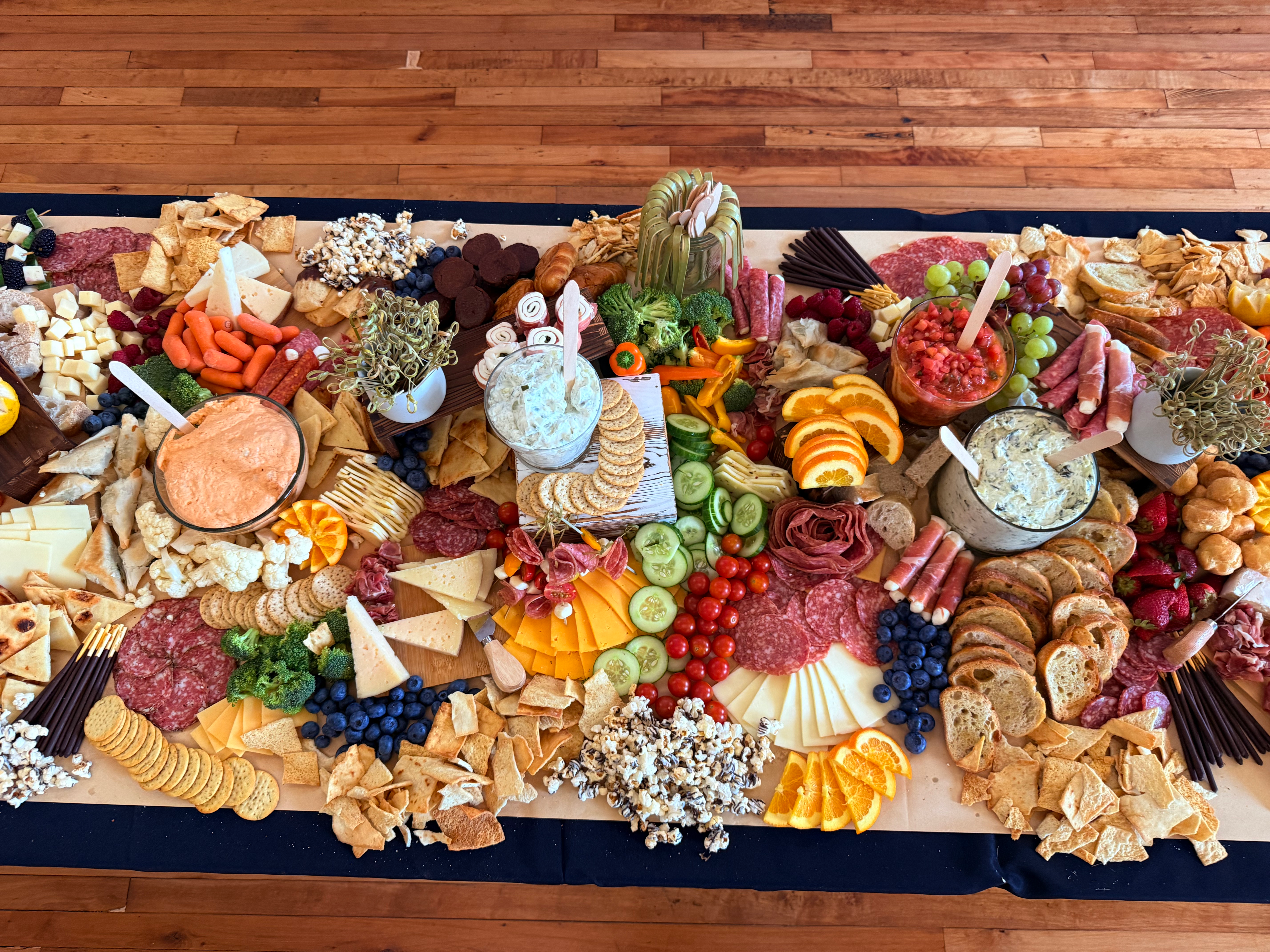 Arranged Food and Objects