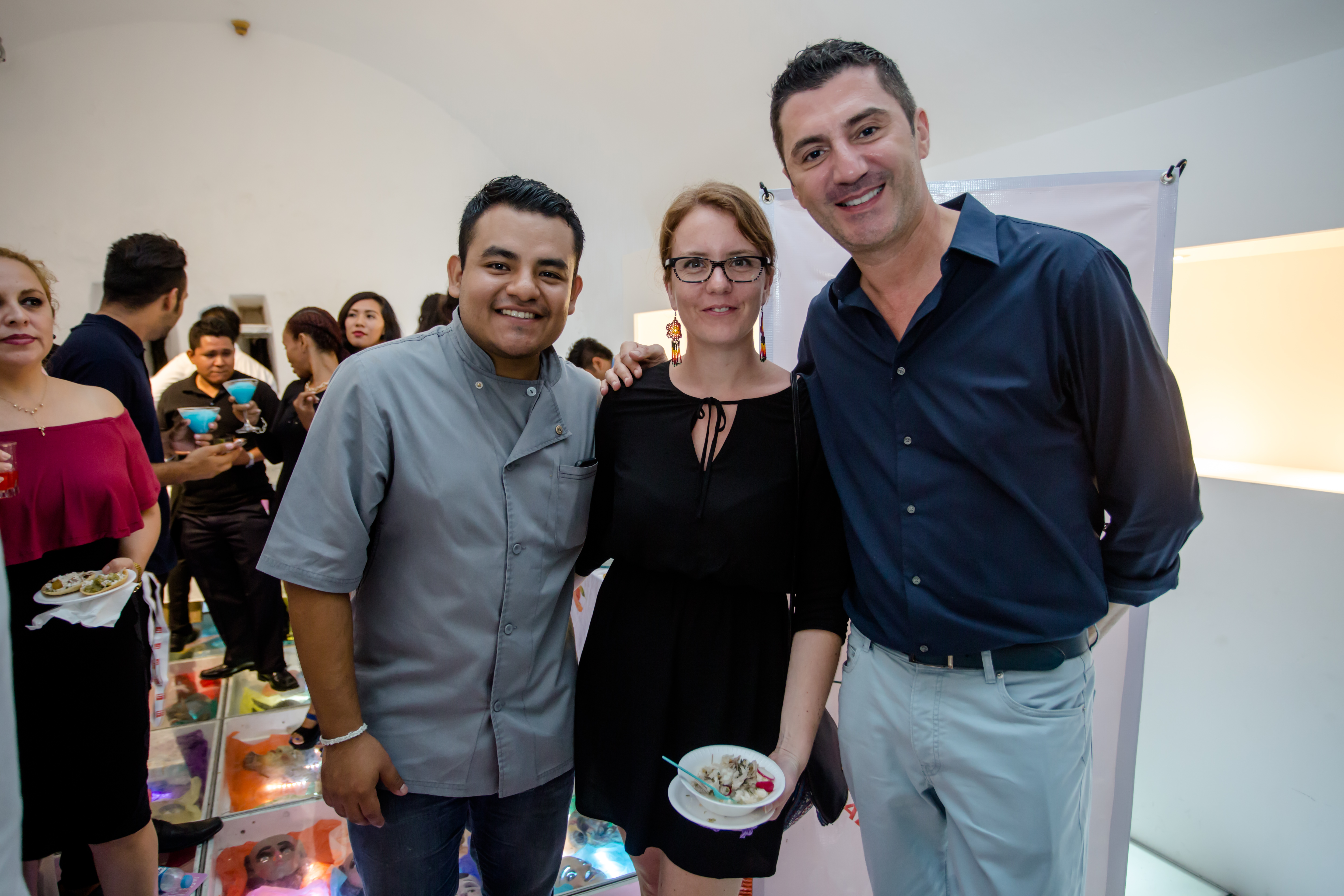Javier Reynada, Florence RoyAllard y Karim Djellit