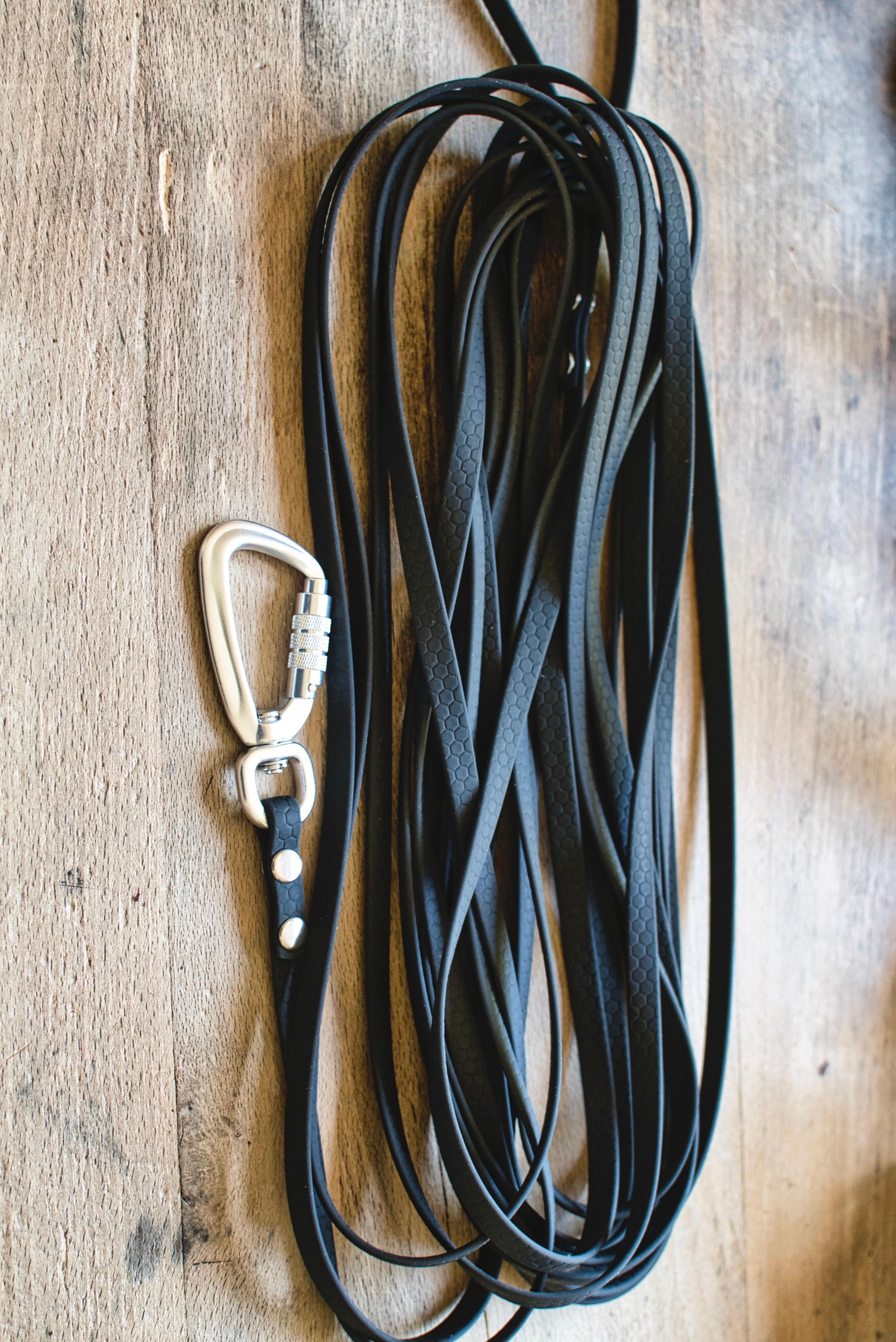 Longe méga light avec mousqueton verrouillé