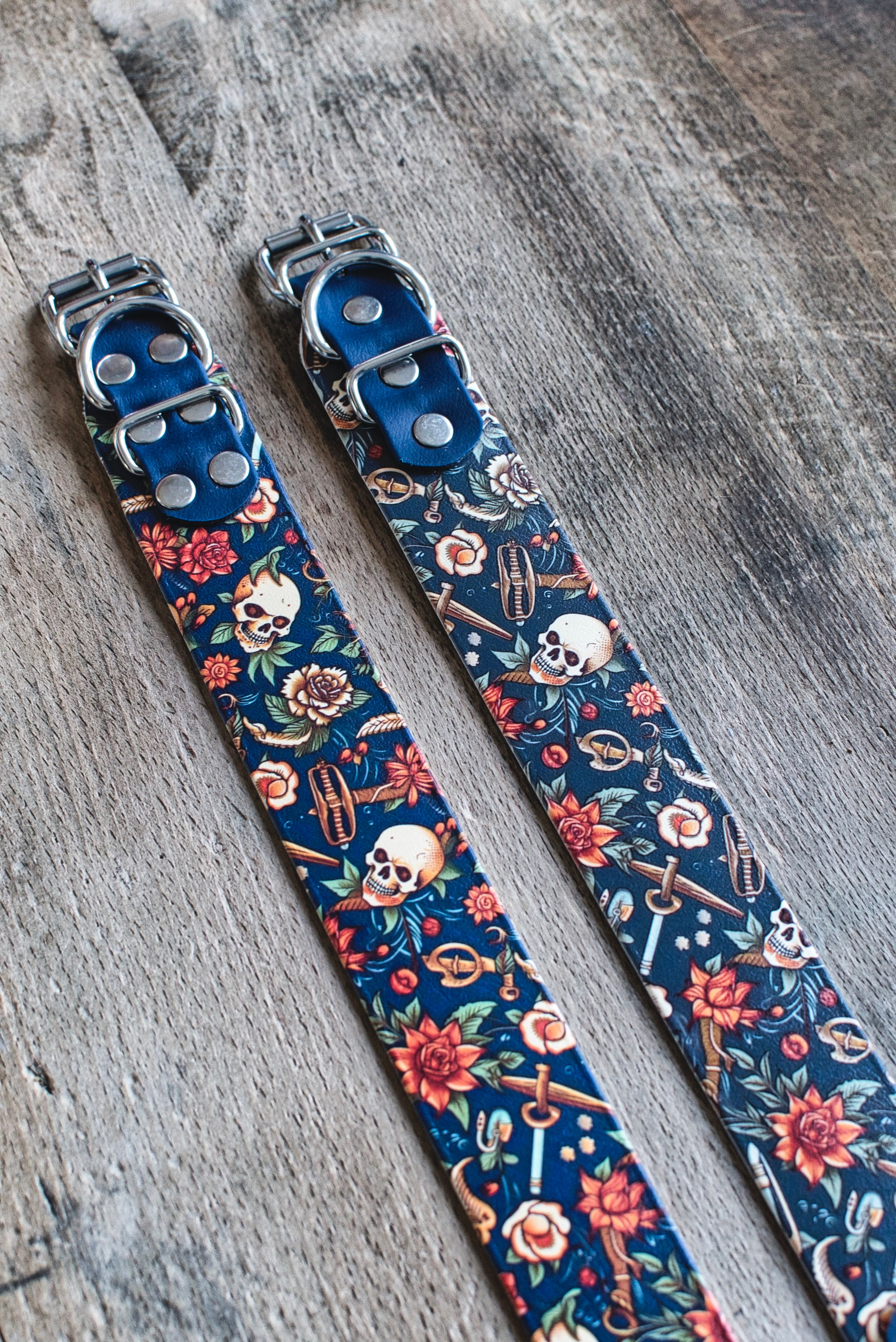 Collier Biothane old school 38mm impression UV