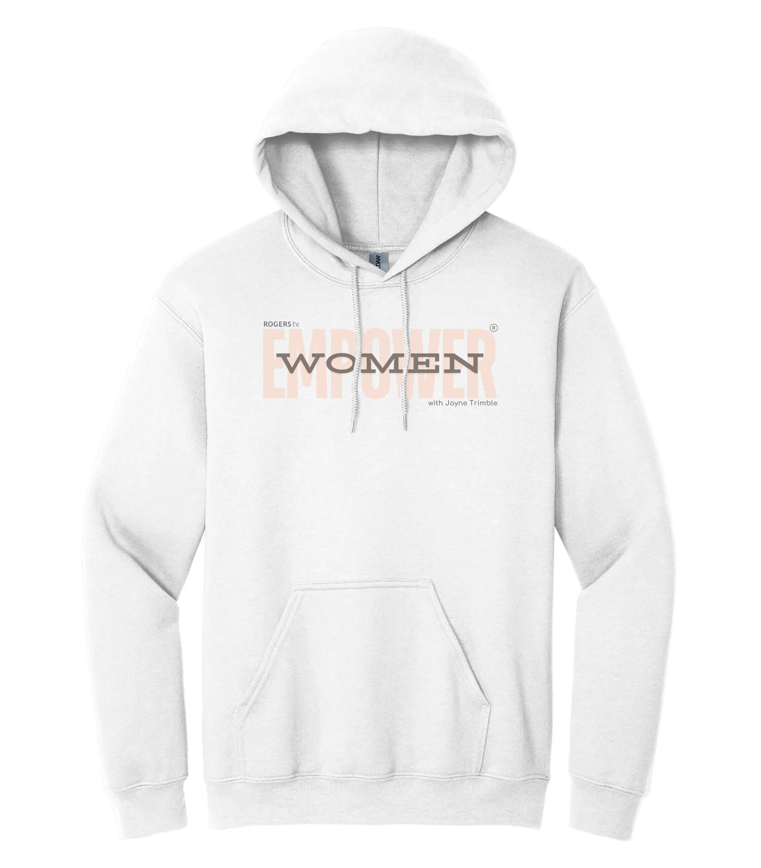 White Heavy Blend Hoodie