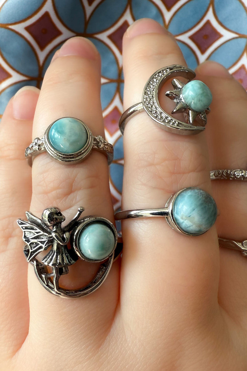 Miniatyrbild: Larimar ring | Fairy