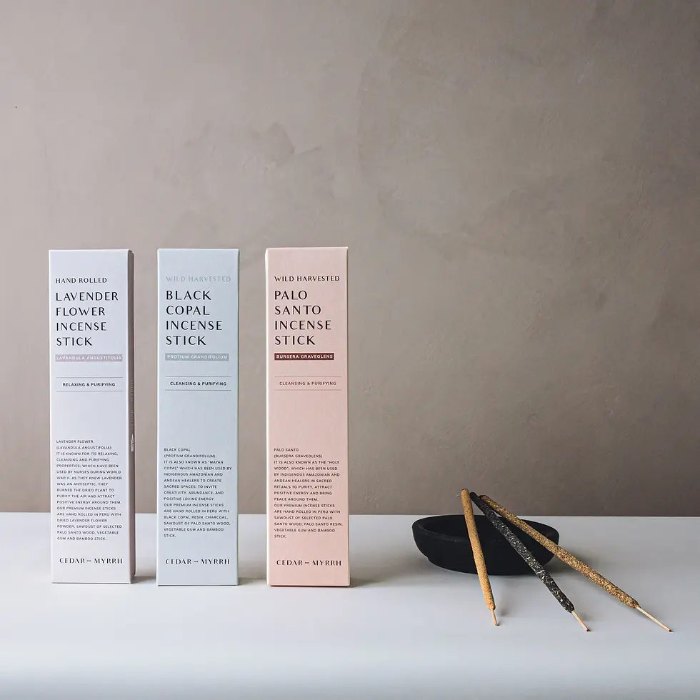 縮圖：Cedar and Myrrh 手捲線香 - 黑柯巴脂 & 聖木