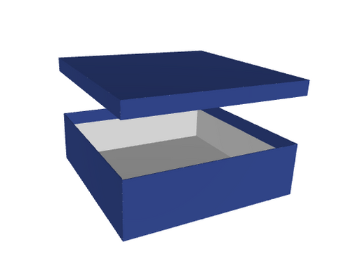 Top Bottom Rigid Box - 10X10X3