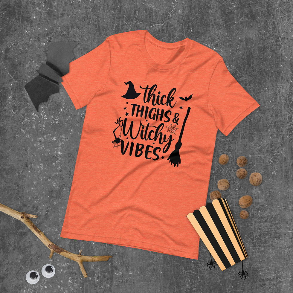 Thumbnail: Thick Thighs & Witchy Vibes T-shirt