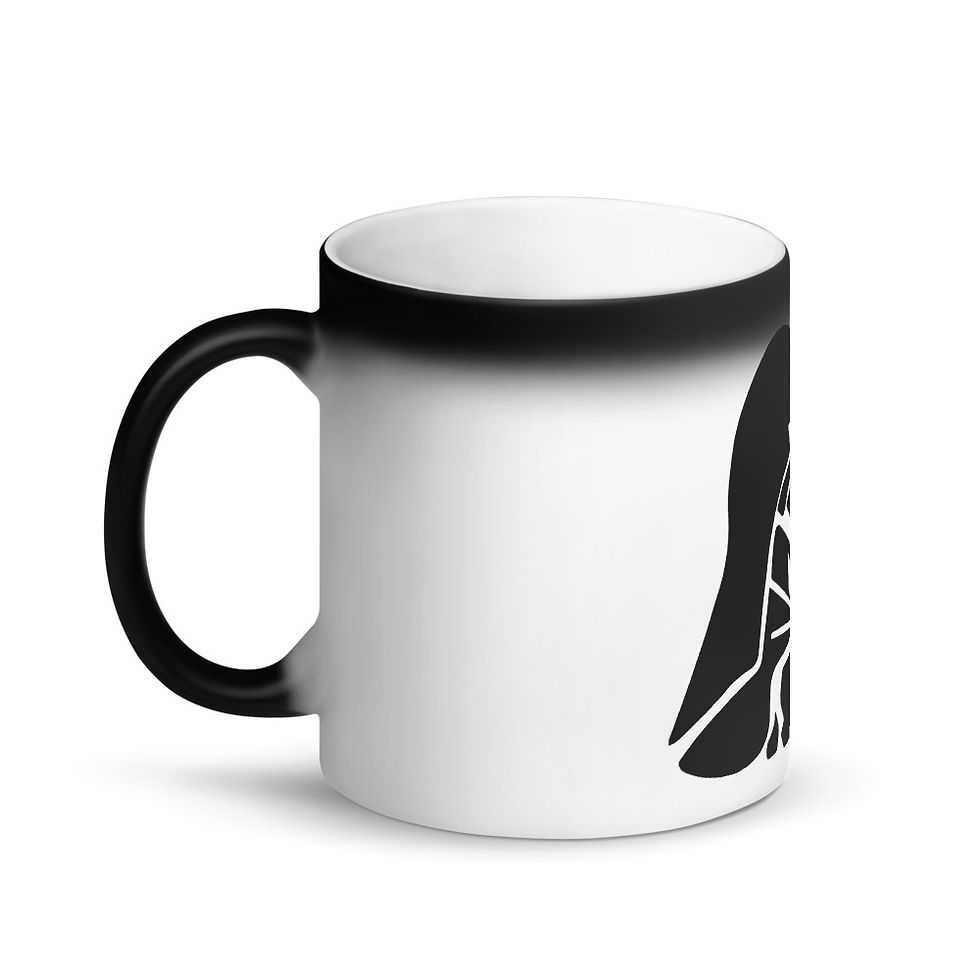 Thumbnail: Darth Vader Matte Black Magic Mug